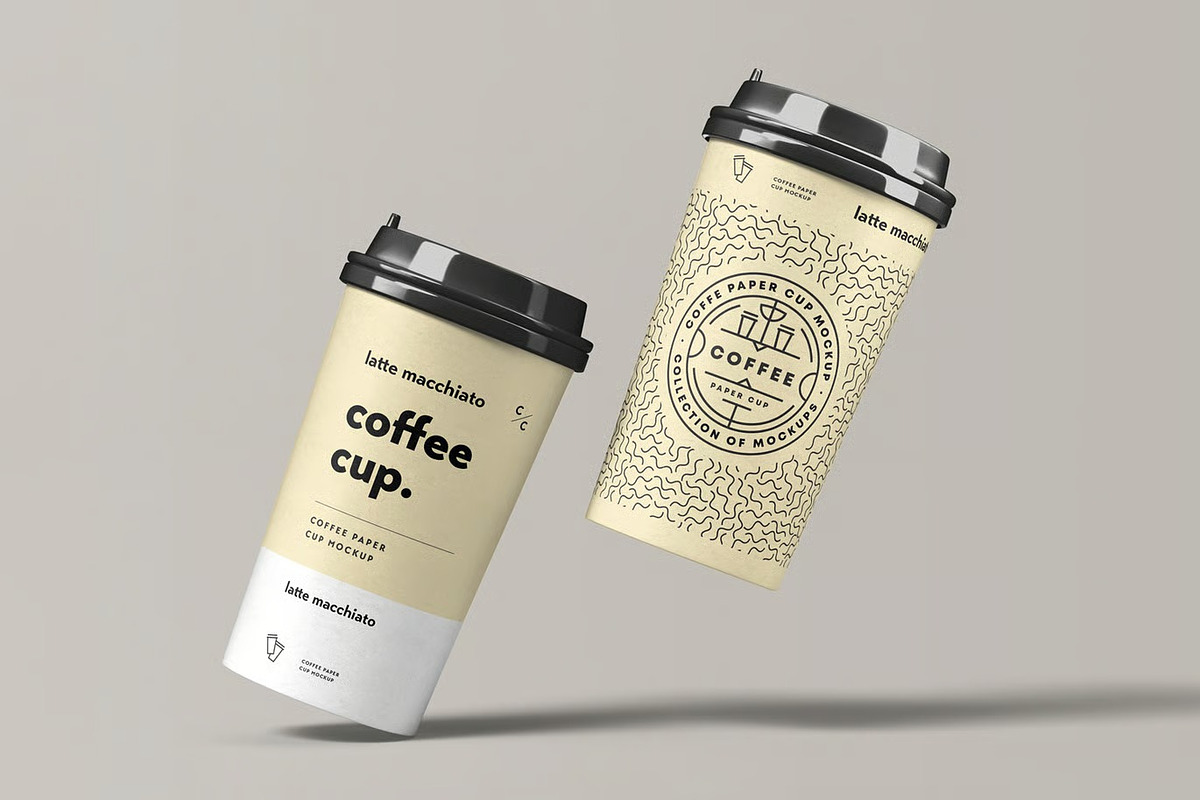 Paper Cup Mock-up, a Cups & Container Mockup by zippypixelstudio (Photo 7 of 13)