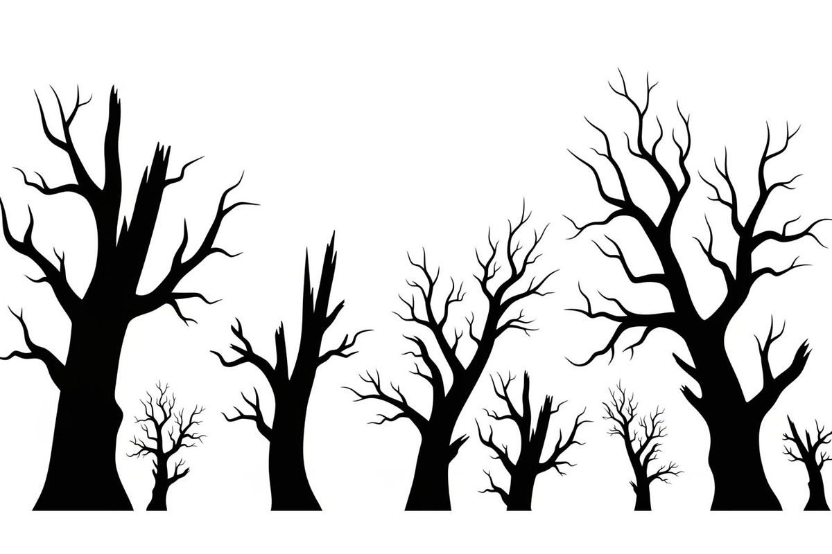 Dark Halloween Forest Design, a Graphic by BIPLOB EXPERT (Photo 12 of 13)