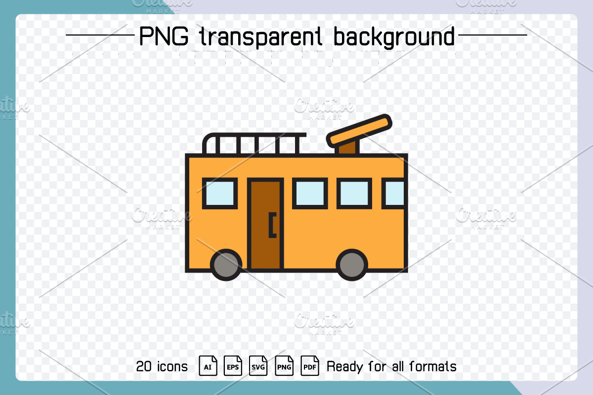 Recreational Vehicle Icons Set, an Icon by Designfour (Photo 5 of 5)