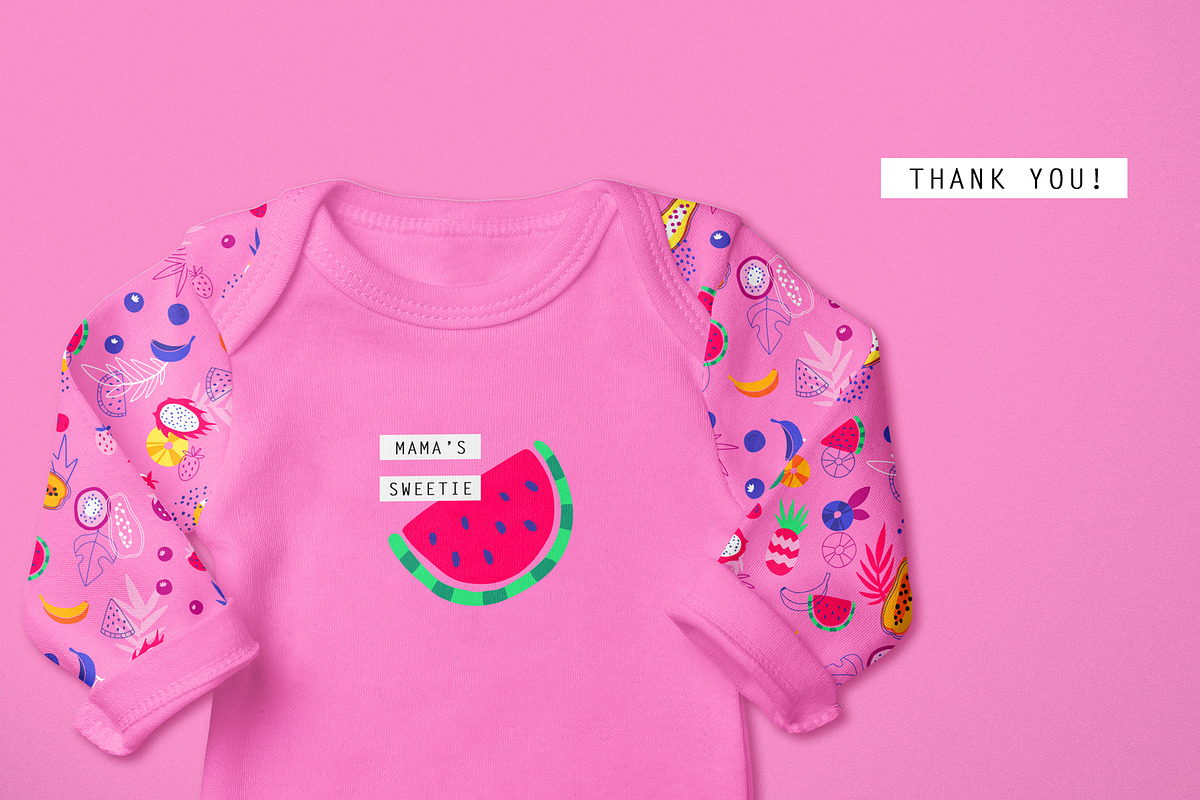 Crazy Fruits – 3 Patterns Collection, a Pattern Graphic by Yashroom (Photo 3 of 3)