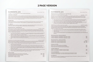 Simple Resume Template ATS