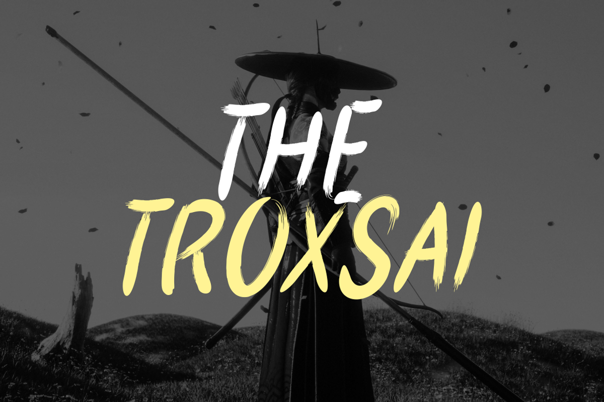 Thaxic Brush Font, a Handwritten Font by albert_kalingga (Photo 2 of 5)
