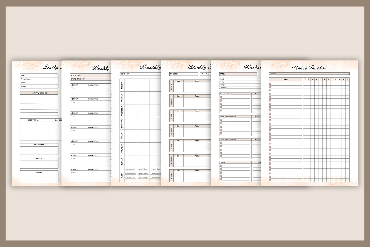 Planner Bundle Templates / CANVA, a Stationery Template by DesignByStore (Photo 3 of 3)
