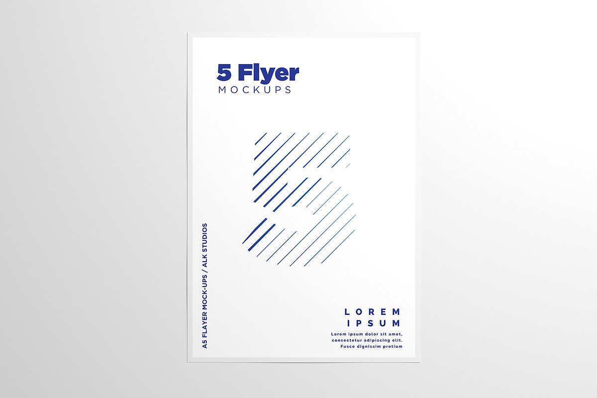 A5 Flyer Mock-Ups, a Print Template by AlkStudio (Photo 9 of 13)