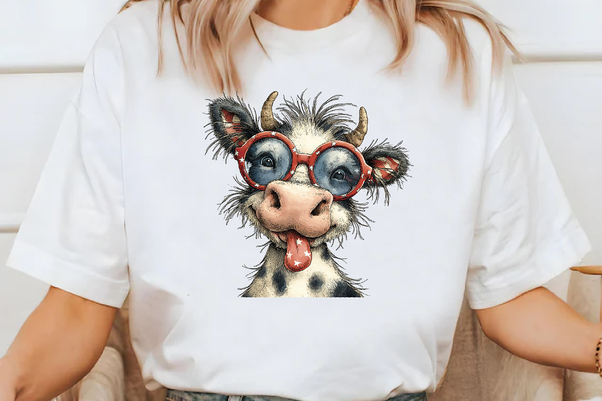 Whimsical Summer Cow Png Clipart, a Seasonal Illustration by Designworld (Photo 4 of 7)