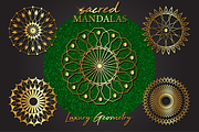 Sacred Mandalas Gold Luxury set, an Object Graphic by GraphicRedStudio (Thumbnail 4 of 10)