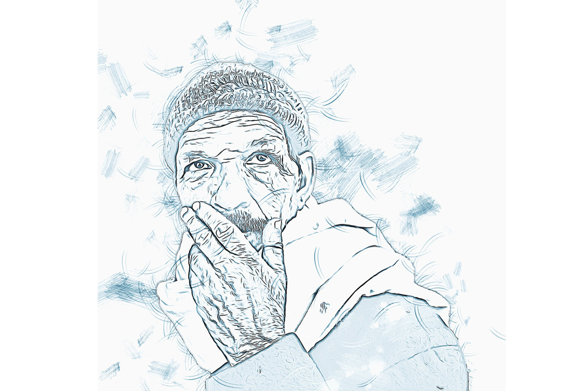 Pencil Sketch Art Photoshop Action, an Action Add-On by Studio Retouch (Photo 5 of 13)