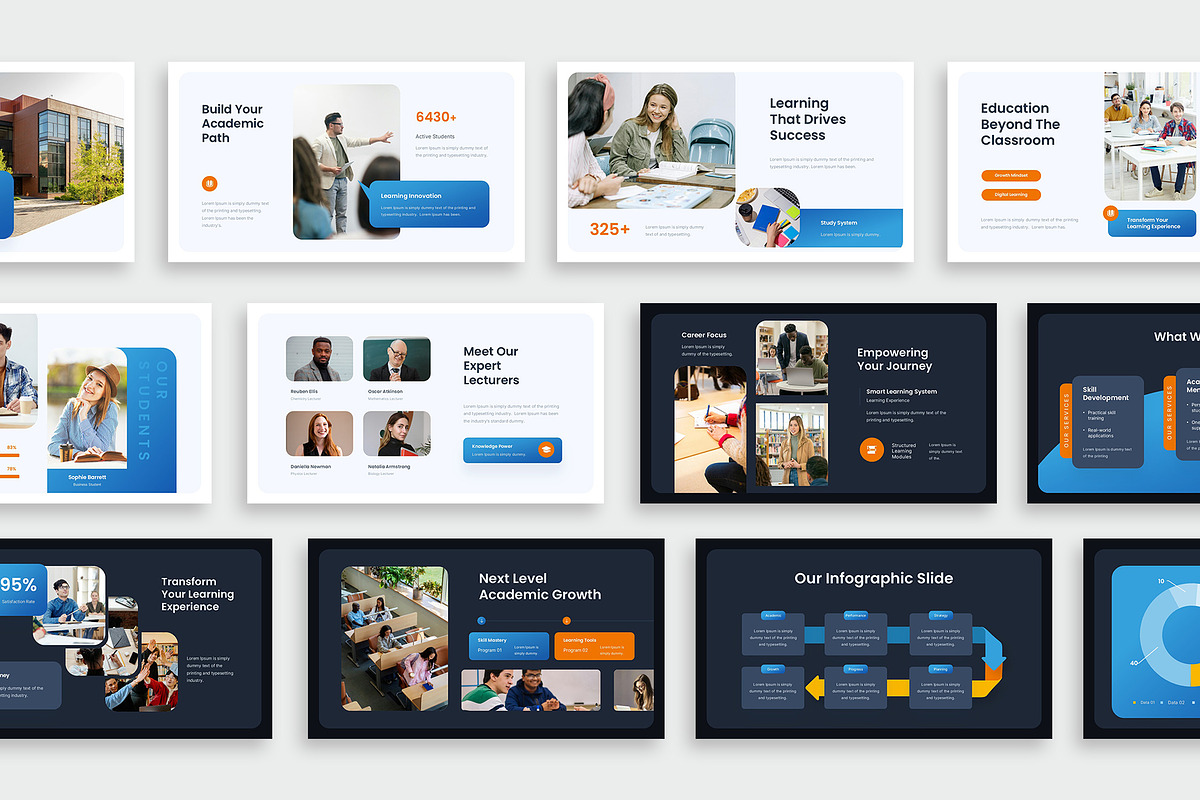 College Education Google Slides, a Presentation Template by New Coral Design (Photo 3 of 6)