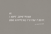 HANDWRITTEN STYLE FONT / mare, a Font by KruthDesign (Thumbnail 8 of 8)