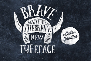 Brave New Font Pack & Graphic Extras