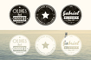 Vintage Minimalist Circular Badges, a Branding & Logo Template by Yusof Mining (Thumbnail 3 of 5)