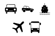 Transportation icon design template, a Solid Icon by Sumberpangan (Thumbnail 1 of 3)