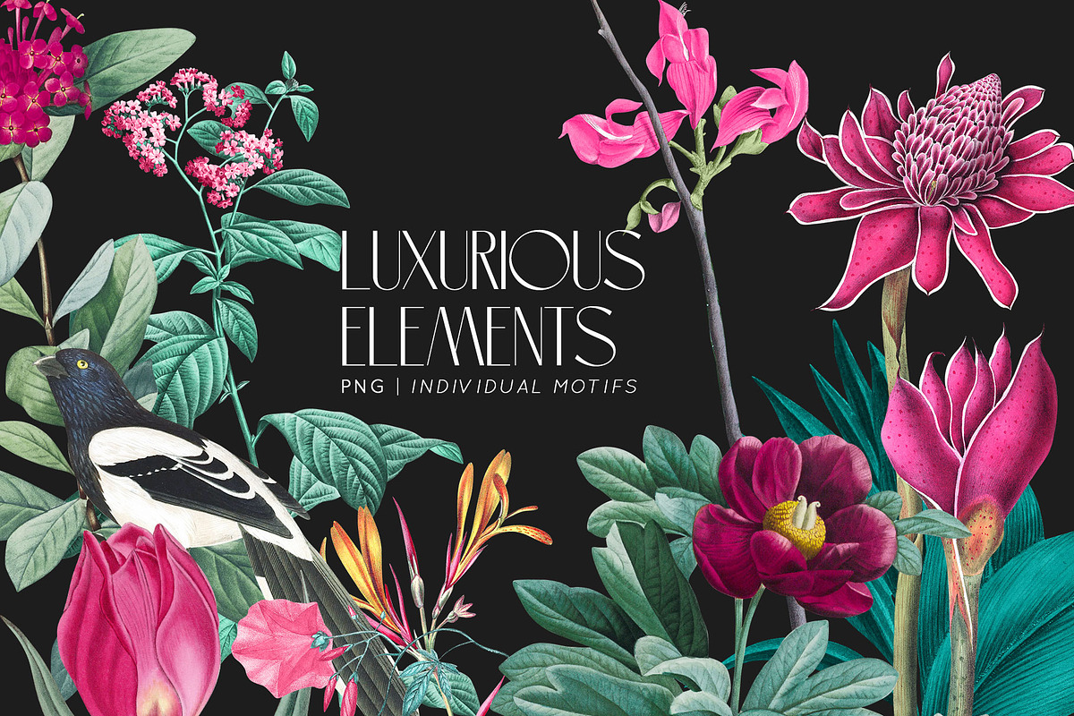 Tropical Glam, Luxury Tropical Print, a Pattern Graphic by TSTUDIO (Photo 6 of 12)
