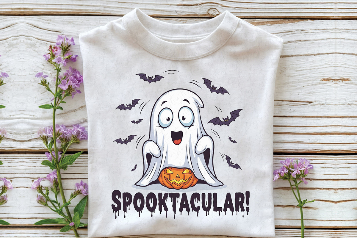 Halloween Funny ghost spooktacular, an Illustration by Craft Nest (Photo 3 of 6)