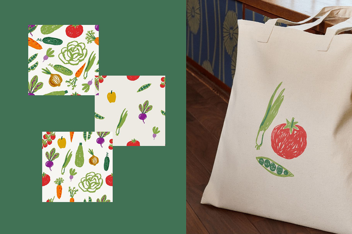 Farmers Market Hand Drawn Clipart, a Food Illustration by Barkova Nadya (Photo 4 of 7)