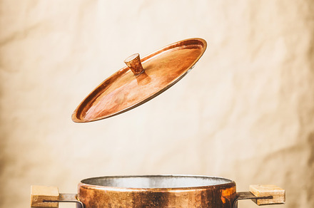 Copper cooking pot, a Food & Drink Photo by VICUSCHKA