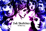 Ink Sketches, a Person Illustration by Nadiia Hanina (Thumbnail 4 of 5)