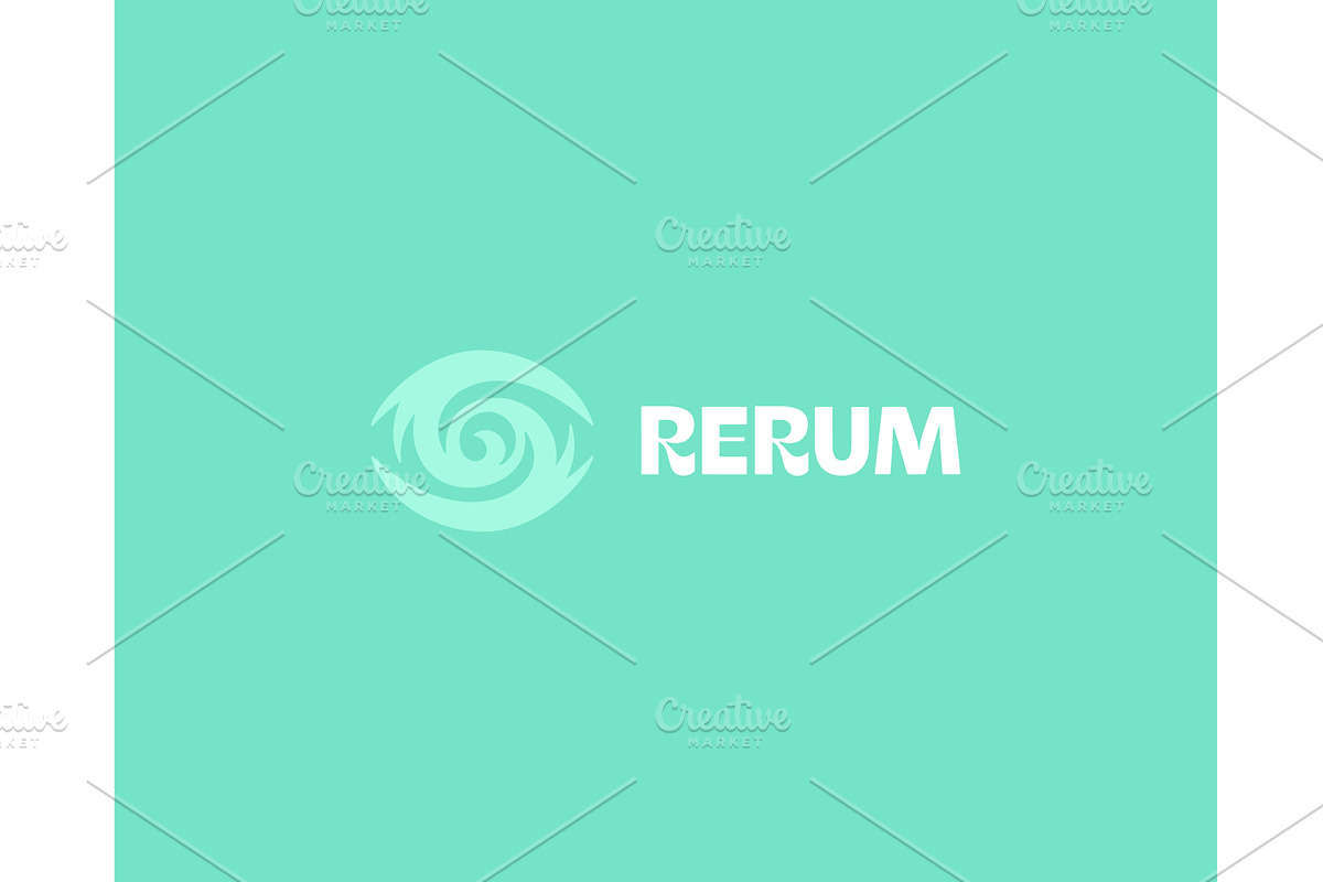 Abstract eye logo. Waves splash, an Object Illustration by Bureau
