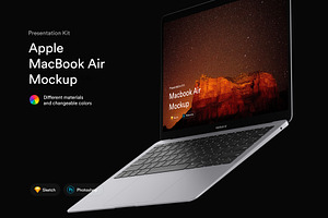 MacBook Air Mockups 2018 PK