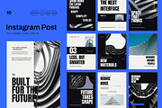 Future Architecture Social Media, a Social Media Template by Pitchlook.Studio (Thumbnail 1 of 3)