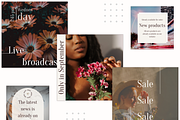 50 Canva templates (stories & feed), a Social Media Template by KaluginaWEB (Thumbnail 3 of 13)
