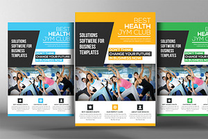 20 Health & Fitness Flyers Bundle