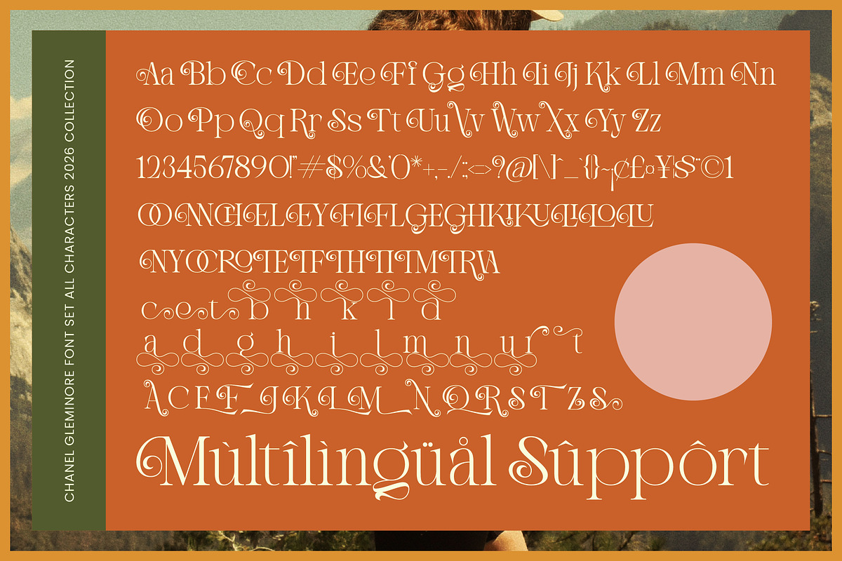 Chanel Gleminore Decorative Swash, a Serif Font by timelesstype.co (Photo 13 of 15)