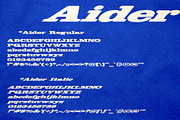 AIDER - Bold Retro Slanted Display, a Slab Serif Font by Hainz Studio (Thumbnail 2 of 10)