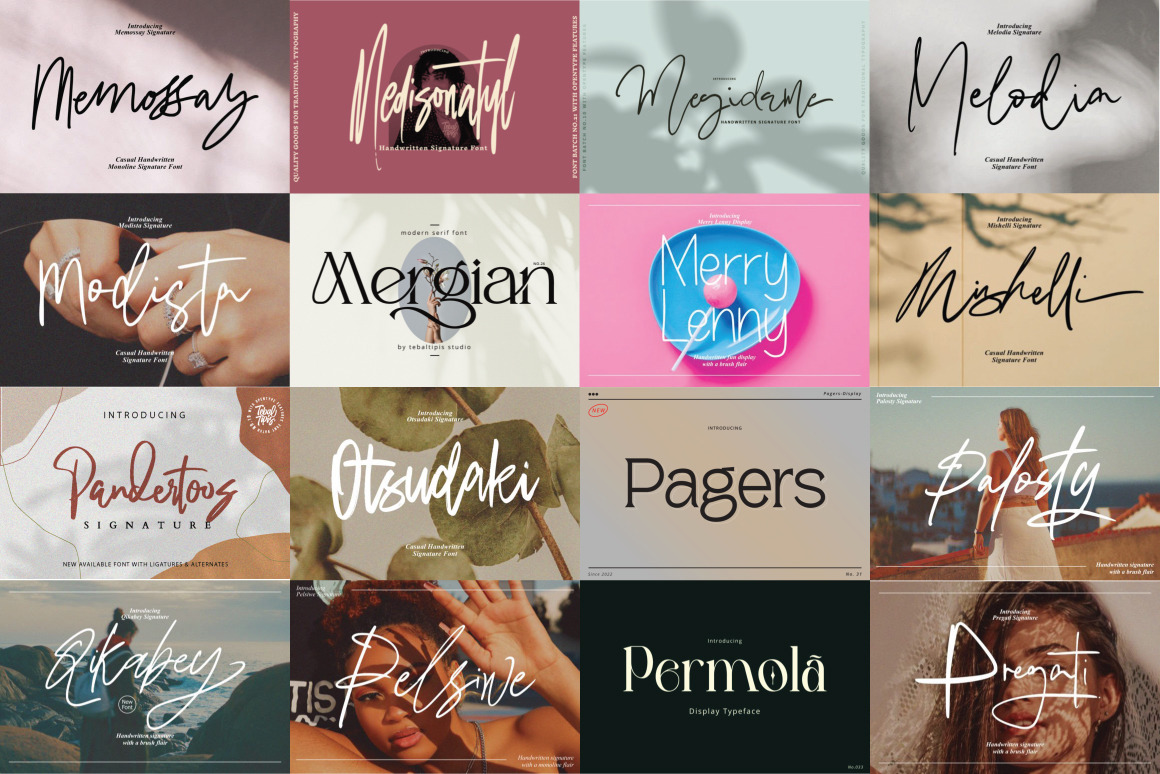 The Amazing Handwritten Font Bundles, a Handwritten Font by tebaltipislab (Photo 6 of 8)