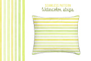 Six Watercolour Striped Pattern, a Pattern Graphic by Waterystrokes (Thumbnail 6 of 6)