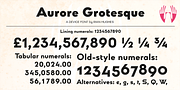 Aurore Grotesque, a Sans Serif Font by Device (Thumbnail 9 of 12)