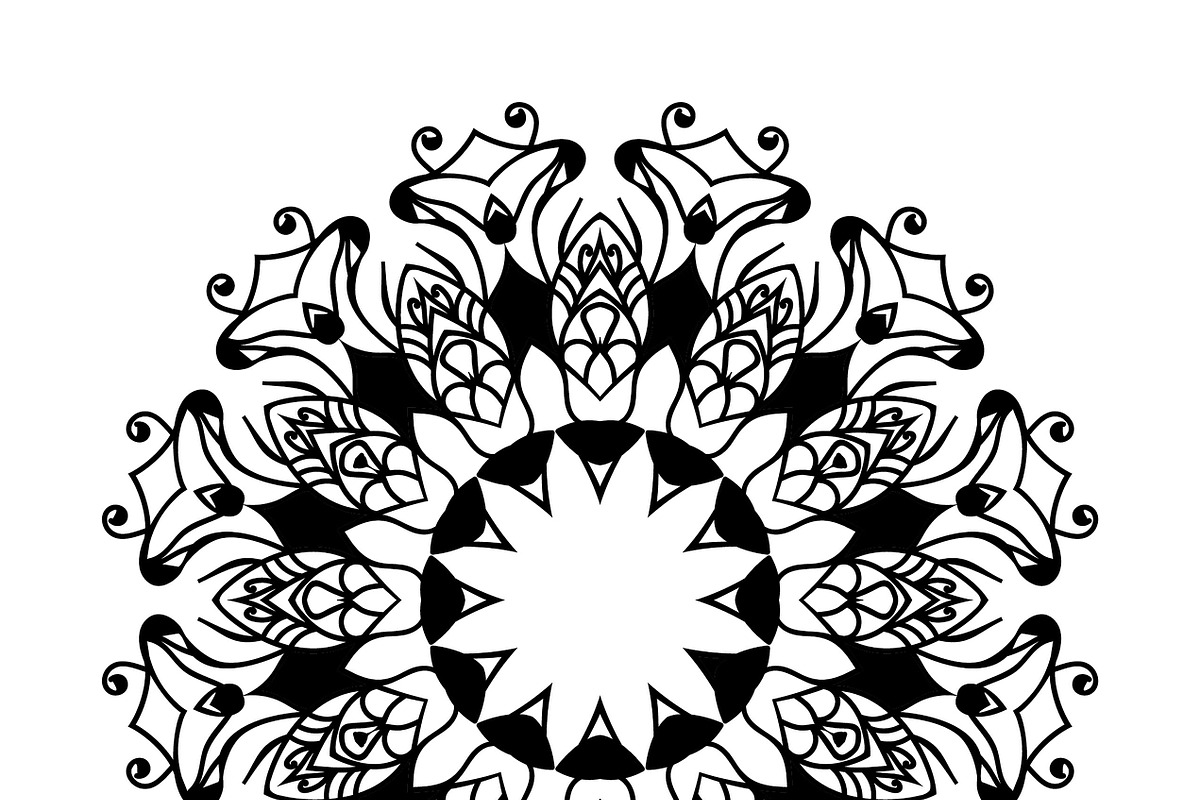 20 mandala vector background design, a Pattern Graphic by NJ Himel (Photo 11 of 21)