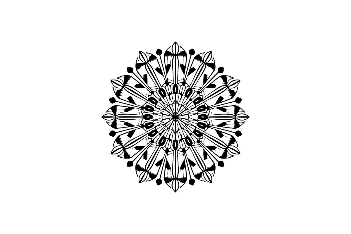 Black Mandala SVG Bundle, an Object Graphic by jahid234 (Photo 8 of 13)