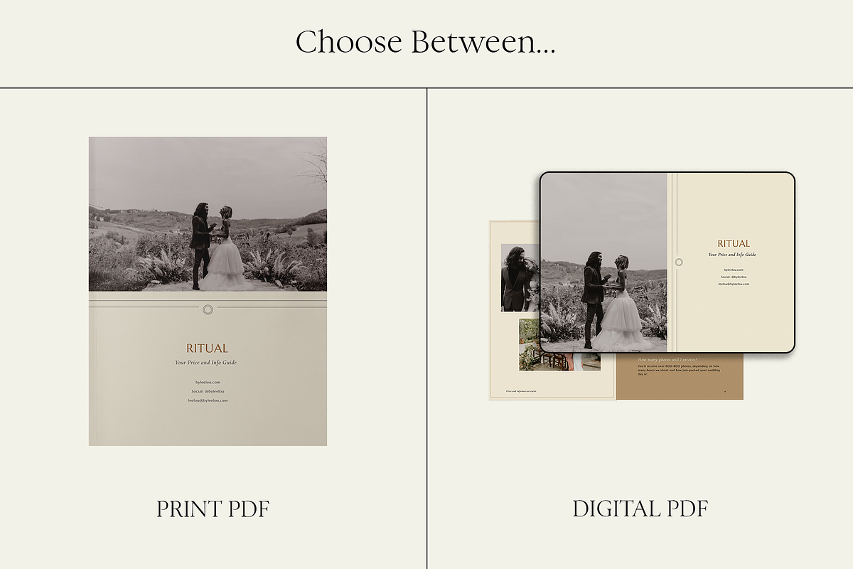 Trendy | Photo Price Guide Canva, a Templates & Theme by Studio Leelou (Photo 2 of 9)
