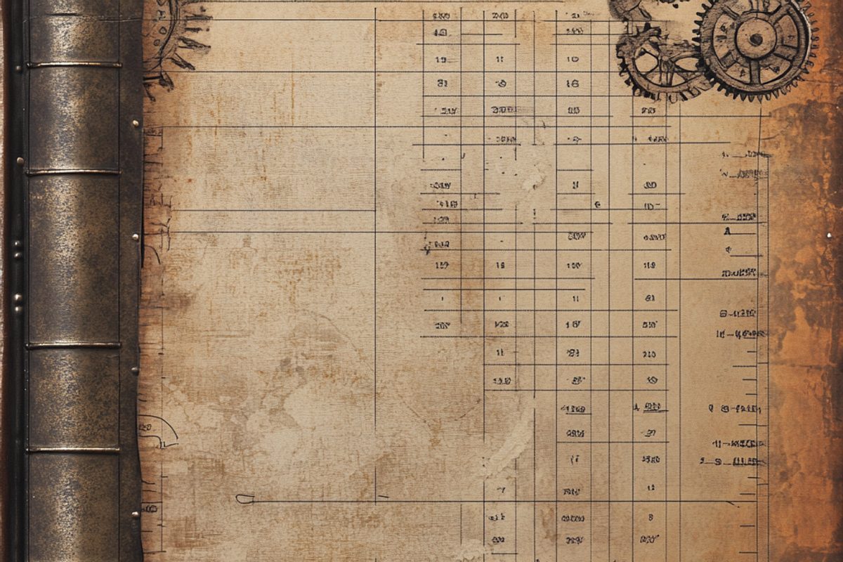 Steampunk Grunge Ledger Texture