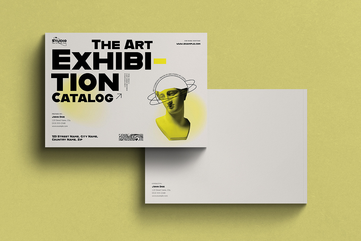 Art Exhibition Catalog Layout Design, a Brochure Template by MassiveCreator (Photo 4 of 4)