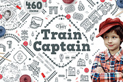 O' boy - Train Captain Illustration, an Education Illustration by Euonia Meraki (Thumbnail 1 of 12)