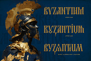 ST-Tsargrad medievil font, a Handwritten Font by Shimanov Types (Thumbnail 4 of 6)