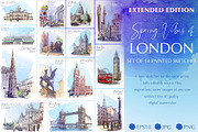 Spring Vibes of London, a Person Illustration by AntonPix Studio (Thumbnail 1 of 10)