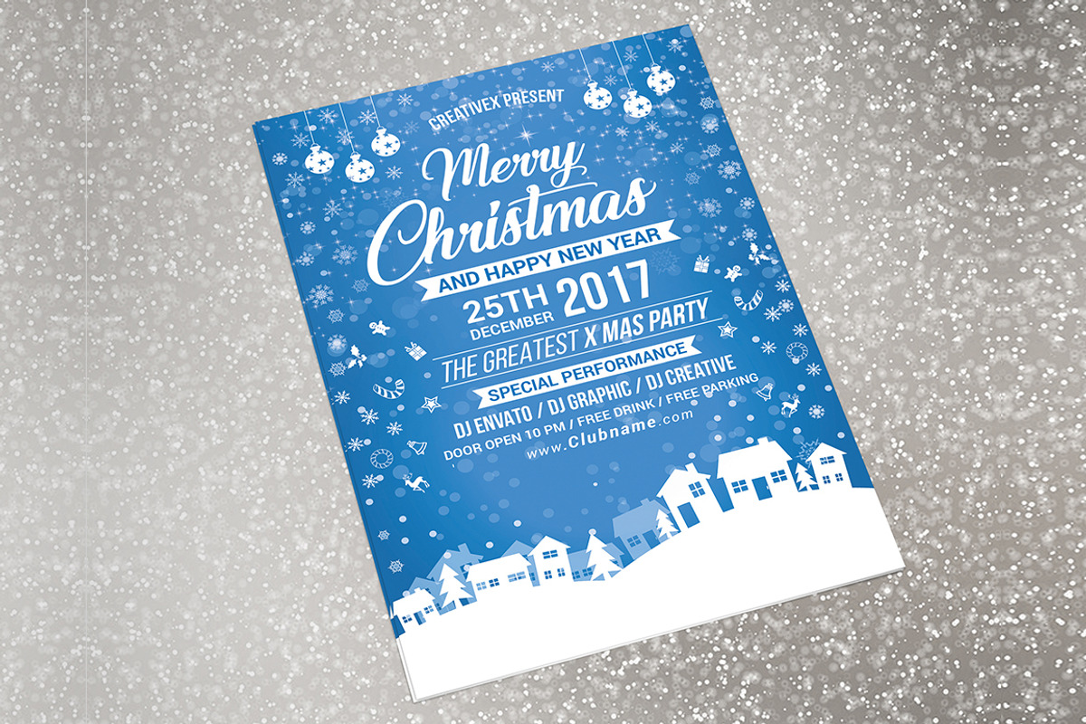 Merry Christmas Flyer, a Flyer Template by Creative  designer (Photo 4 of 6)