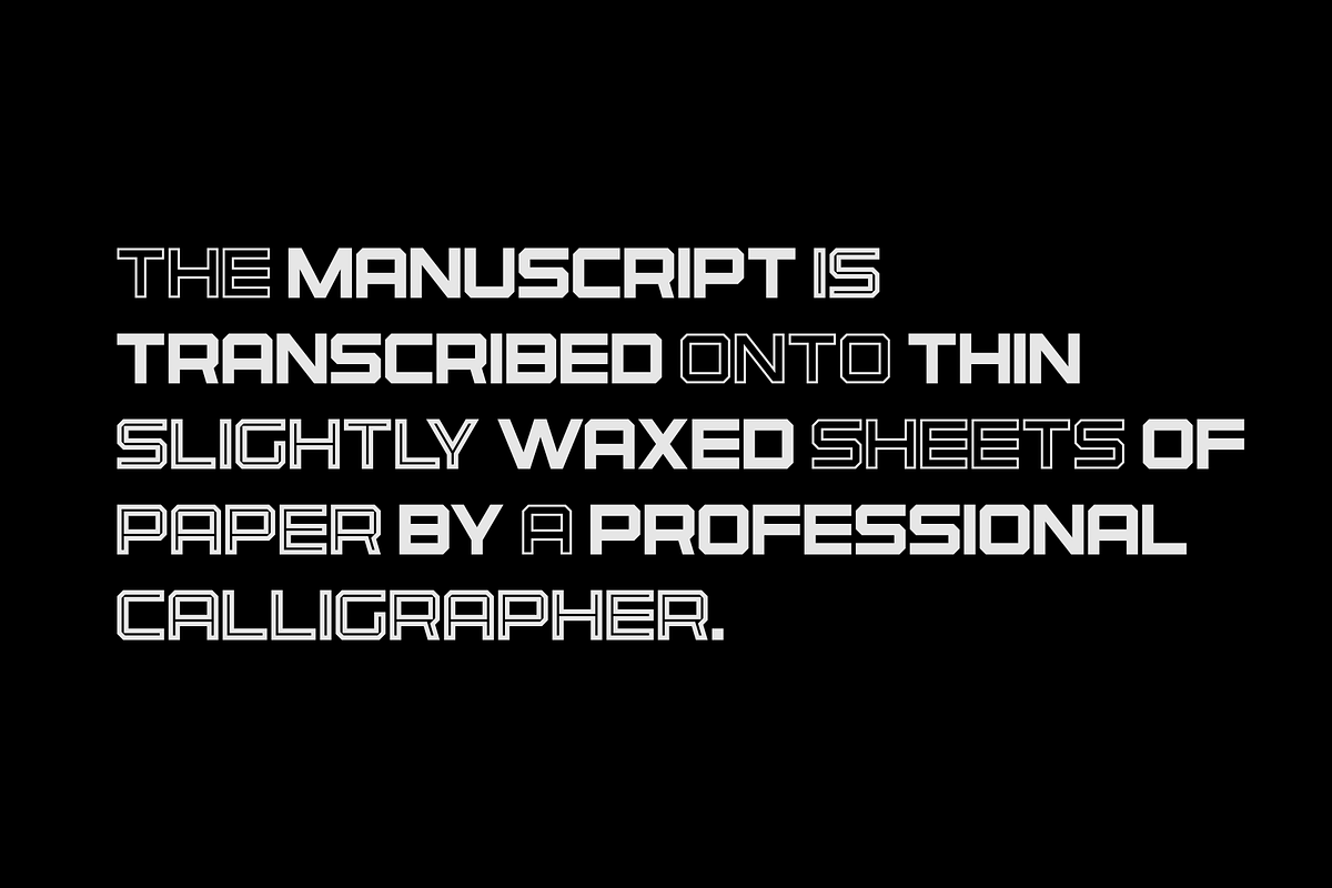 Osmica – Font Family, a Font by Stefano Giliberti (Photo 10 of 10)