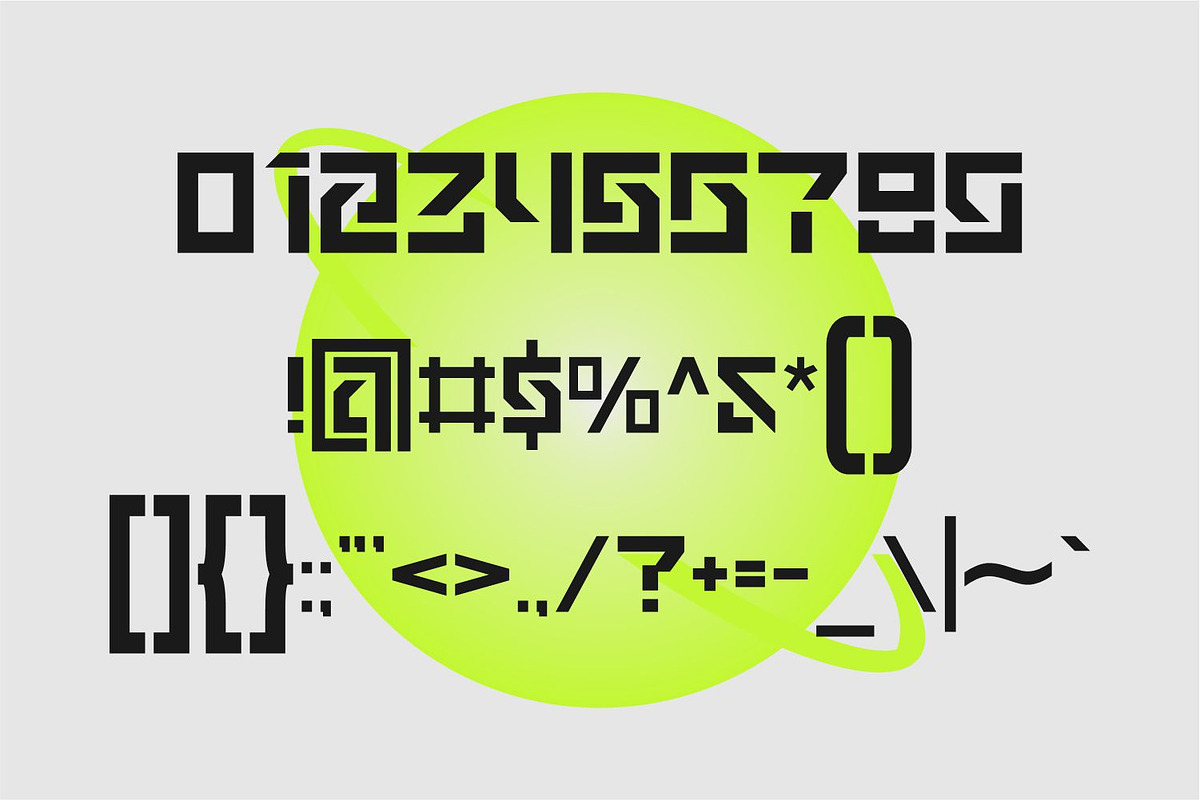 Warzone Bold Y2k Font, a Sans Serif Font by WhymoreArt (Photo 12 of 12)