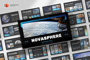 Space & Astronaut Powerpoint, a Presentation Template by fluffstudio (Thumbnail 1 of 4)
