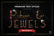 Rubies & Jewels #3 - 20 Text Styles, a Layer Style Add-On by Jonas Stensgaard (Thumbnail 12 of 23)