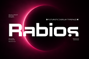 Rabios - Futuristic Tech Sans Font, a Sans Serif Font by Say Studio (Thumbnail 1 of 10)