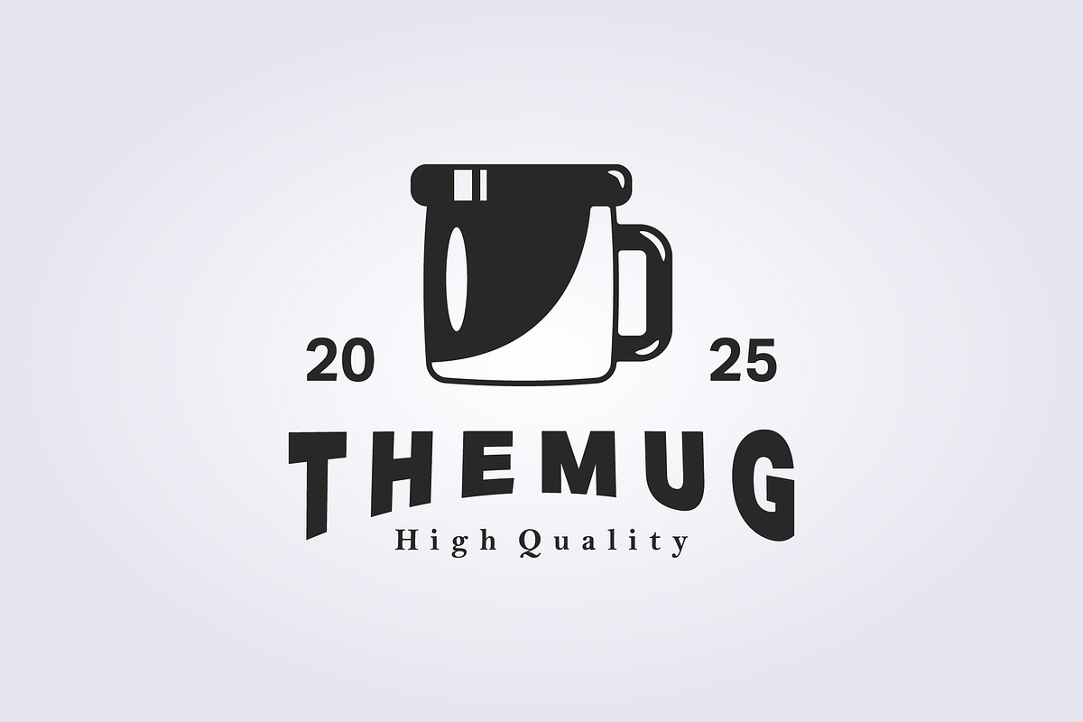 vintage mug logo template design, a Branding & Logo Template by Lodzrov