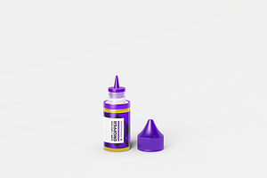 All Sizes Vape Dropper Bottle MockUp