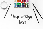 Watercolor Mockups, a Product Mockup by Ale Estrada (Thumbnail 2 of 5)