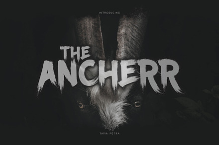 Ancherr Horror Brush Font