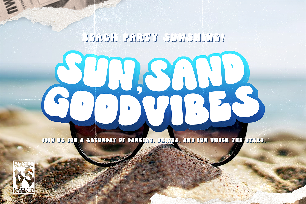 Qulity Bubble Groovy Graffiti Y2K Fo, a Symbol Font by dansdesign (Photo 7 of 7)